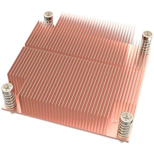 Radiátor CPU serveru Copper Skived Fin 1U