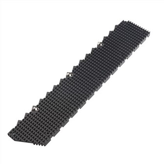 Extrudovaný radiátor z černého eloxovaného hliníku